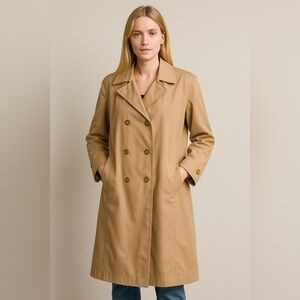 Vintage Misty Harbor Weather Trench Coat Women's Size 20 Zip out Plaid Lining